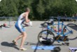 Olympic Triathlon - 2007 - Year, when it was over 30th. (C) in the shade and a block of ice...