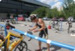 Olympic Triathlon - 2007 - Jahr, als es mehr als 30 war. (C) in Schatten und ein Block des Eises...
