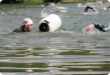 Olympic Triathlon - 2007 - Jahr, als es mehr als 30 war. (C) in Schatten und ein Block des Eises...