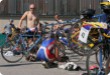 Olympic Triathlon - 2007 - Jahr, als es mehr als 30 war. (C) in Schatten und ein Block des Eises...