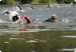 Olympic Triathlon - 2007 - Jahr, als es mehr als 30 war. (C) in Schatten und ein Block des Eises...