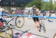 Olympic Triathlon - 2007 - Jahr, als es mehr als 30 war. (C) in Schatten und ein Block des Eises...